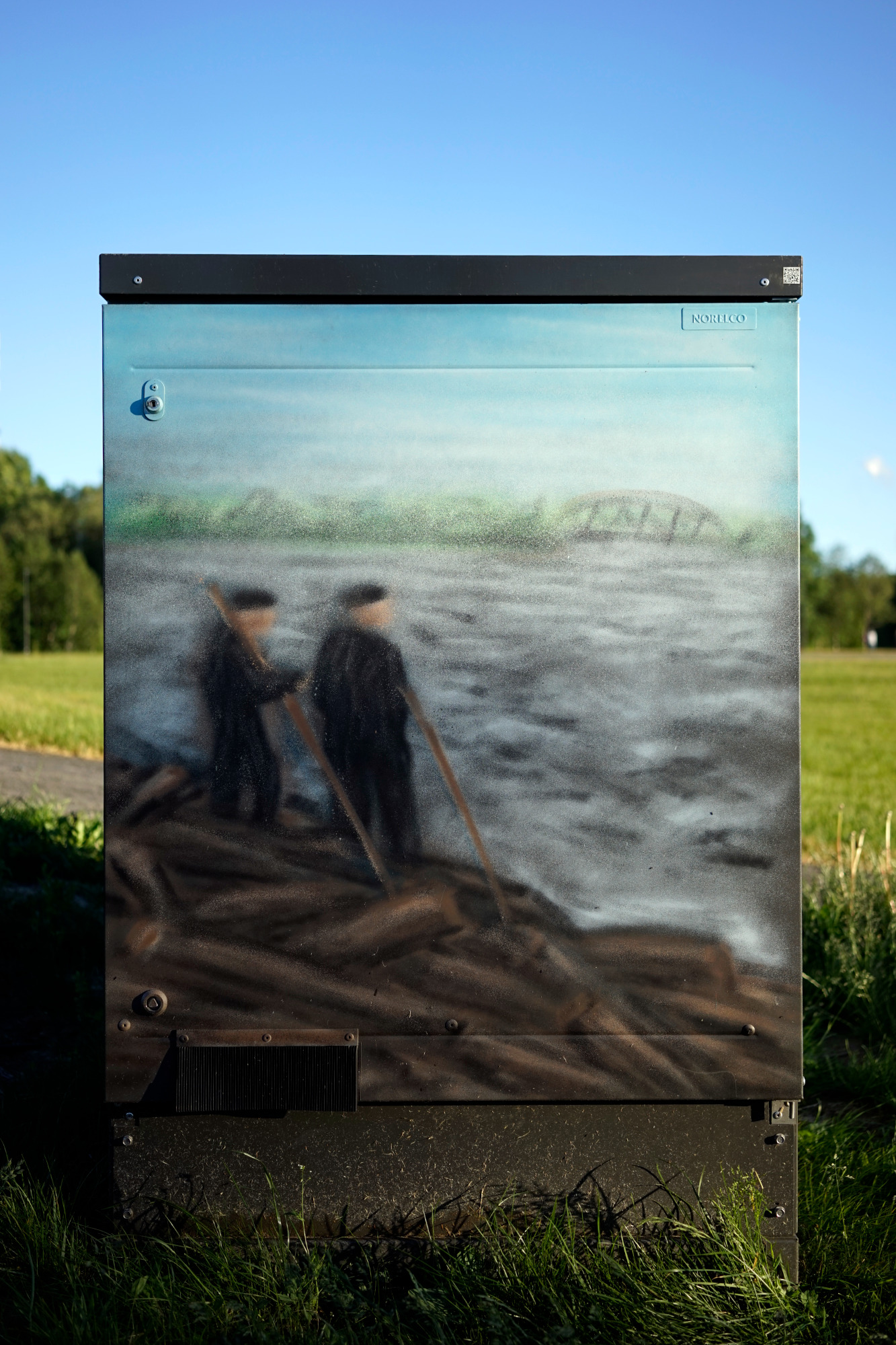 Marko Anttila, Technical cabinet in Kuusisaari, Oulu, 2017, part of 26-piece work